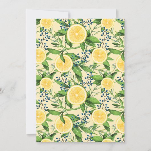 Graduierungspartei für Wasserfarben und Orangen Einladung (Rückseite)