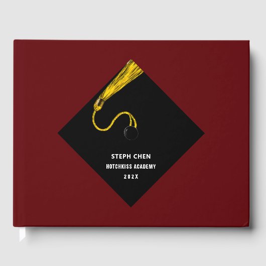 Graduierungspartei Gästebuch (Vorderseite)