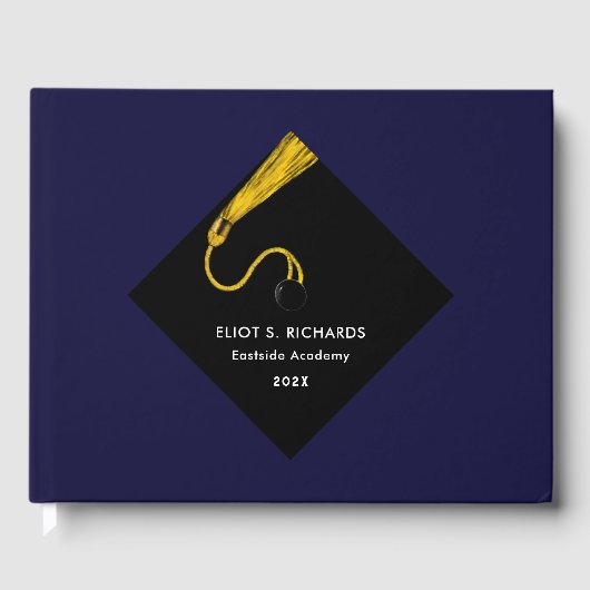 Graduierungspartei Gästebuch (Vorderseite)