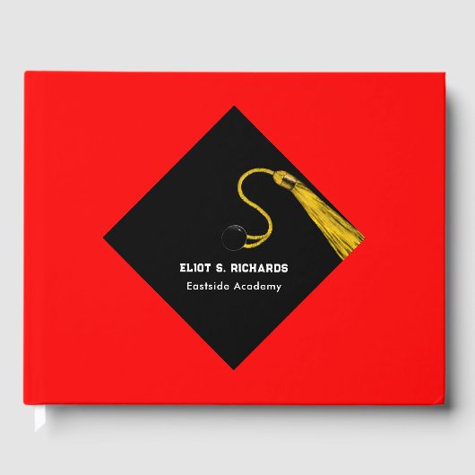 Graduierungspartei Gästebuch (Vorderseite)