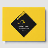 Graduierungspartei Gästebuch (Vorderseite)