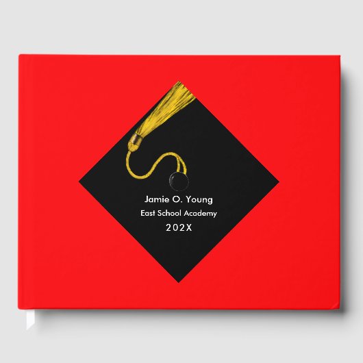 Graduierungspartei Gästebuch (Vorderseite)