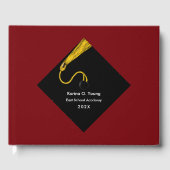 Graduierungspartei Gästebuch (Vorderseite)