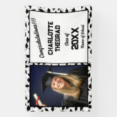 Graduierungspartei Glückwunsch Personalisiert Banner (Vertikal)