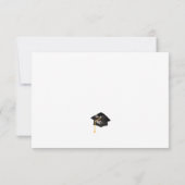 Graduierungspartei Happy Hats Dankeskarte (Rückseite)