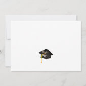 Graduierungspartei Happy Hats Foto Einladung (Rückseite)