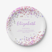 Graduierungspartei "Klasse" des Individuellen Name Pappteller (Vorderseite)