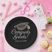 Graduierungspartei - Klassenjahresdekorationen Pappteller (Party)