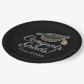 Graduierungspartei - Klassenjahresdekorationen Pappteller (Schrägansicht)