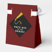 Graduierungspartei Maroon Geschenkschachtel (Rückseite)