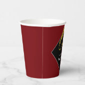 Graduierungspartei Maroon Paper Cups Pappbecher (Rechts)