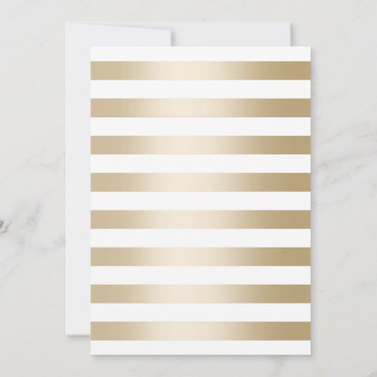 Graduierungspartei Moderne Gold Script Red Confett Einladung (Rückseite)