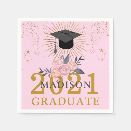Graduierungspartei Napkins Serviette (Vorderseite)