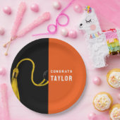 Graduierungspartei Orange Paper Teller (Party)