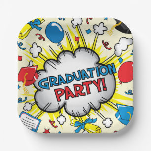Graduierungspartei Pappteller
