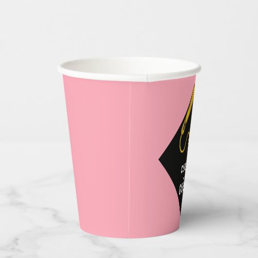 Graduierungspartei rosa pappbecher (Rechts)