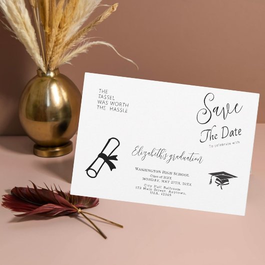Graduierungspartei Save The Date