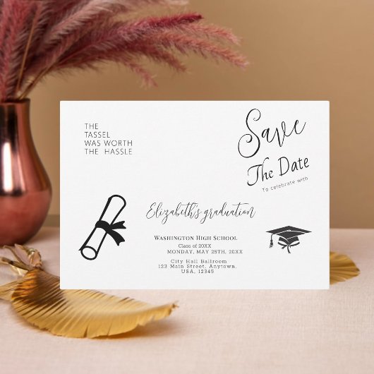 Graduierungspartei Save The Date