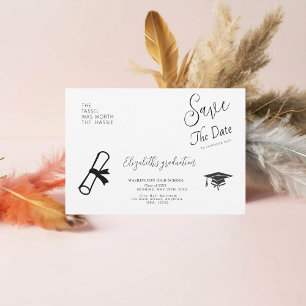 Graduierungspartei Save The Date