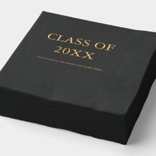 Graduierungspartei Servietten Mit Folie (Ausschnitt)