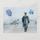 Graduierungspartei Son Glückwunsch Postkarte (Vorderseite)