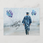 Graduierungspartei Son Glückwunsch Postkarte (Vorderseite)