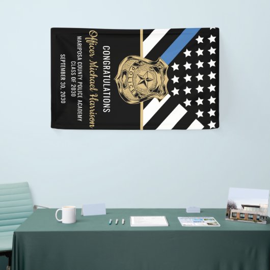 Graduierungspartei Thin Blue Line Banner (Messeveranstaltung)