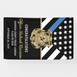 Graduierungspartei Thin Blue Line Banner
