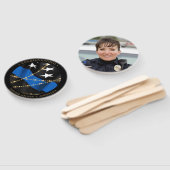 Graduierungspartei Thin Blue Line Fächer (Non-assembled)