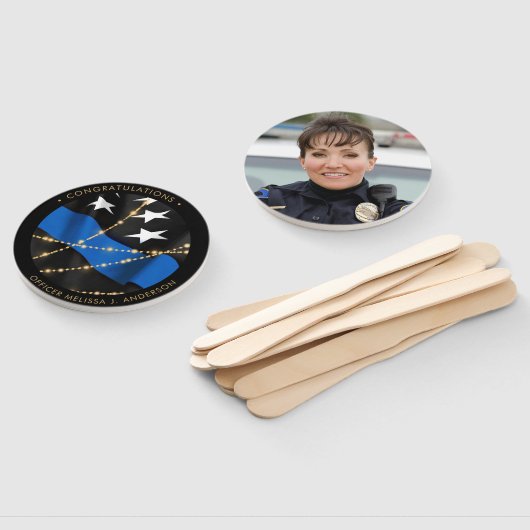 Graduierungspartei Thin Blue Line Fächer (Non-assembled)