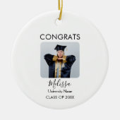 Graduierungspartei Uni Hochschule Keramik Ornament (Vorne)