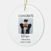 Graduierungspartei Uni Hochschule Keramik Ornament (Links)