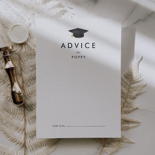 Graduierungspartei von Chic Grad Hinweiskarte