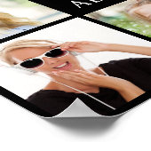 Graduierungsparty 17 FotoCollage Personalisiert Poster (Ecke)