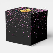 Graduierungsparty 2021 Absolvent schwarz lila Geschenkschachtel (Rückseite)