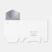 Graduierungsparty 2024 Absolvent schwarz Silber Geschenkschachtel (Ungefaltet)