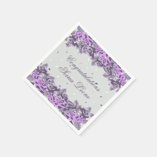 Graduierungsparty 2024 serviette (Ecke)