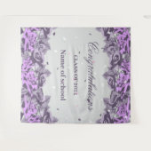 Graduierungsparty 2024 wandteppich (Vorderseite (Horizontal))