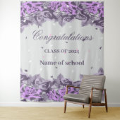 Graduierungsparty 2024 wandteppich (Beispiel)