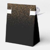 Graduierungsparty 2025 Absolvent schwarzes Gold Geschenkschachtel (Rückseite)