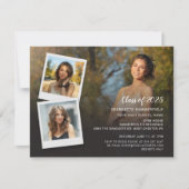 Graduierungsparty 2025 Einladung zur FotoCollage (Vorderseite)