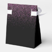 Graduierungsparty 2025 Graduate Black Gold lila Geschenkschachtel (Rückseite)