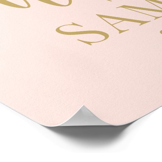 Graduierungsparty Begrüßung 3 Foto Rosa & Gold Poster (Ecke)