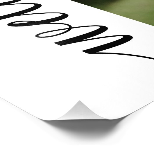 Graduierungsparty Begrüßung mit dem modernen Foto (Ecke)