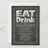 Graduierungsparty Einladungen Einzigartige Funny G (Vorderseite)