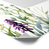 Graduierungsparty farbenfrohe BlumenFotokabine Rah Poster (Ecke)