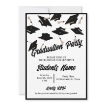 Graduierungsparty Foto Schwarzweiß-Mainboard