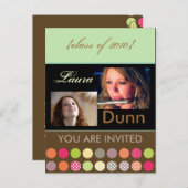 Graduierungsparty, Fotos Postkarten (Vorne/Hinten)