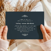 Graduierungsparty für blaues und weißes Foto Einladung