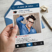 Graduierungsparty für kreatives Foto Einladung